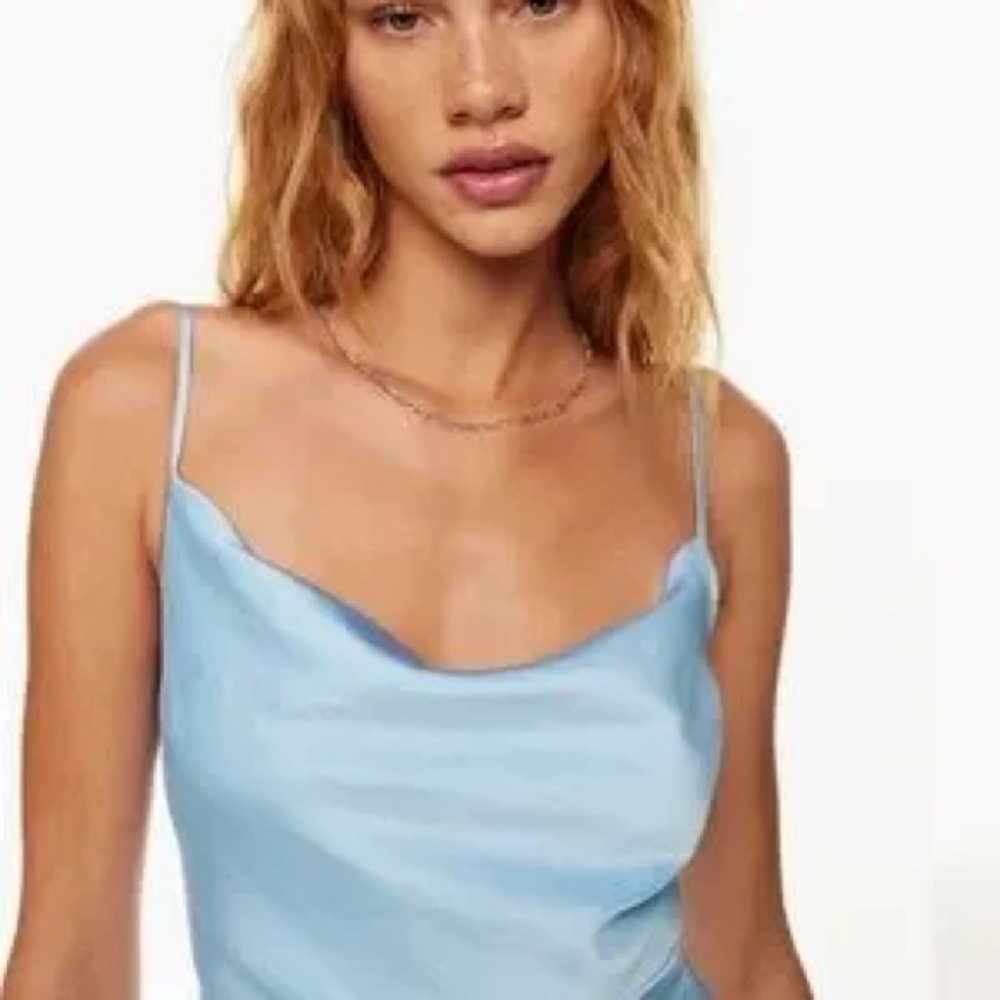 Glam Sky Blue Blouse